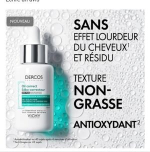 Vichy Dercos Oil Correct Serum - White